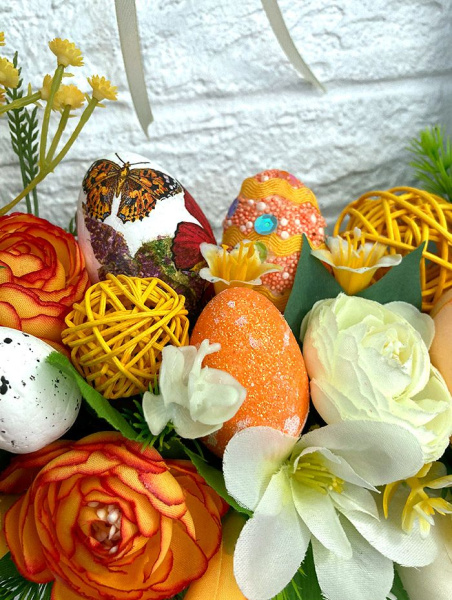 Венок пасхальный "Солнечный"